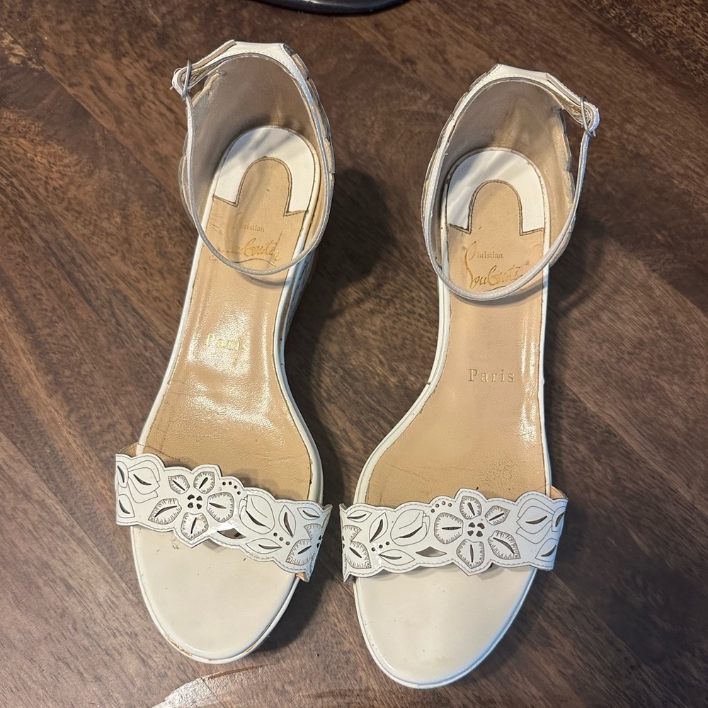 Limited edition Christian Louboutin for Marchesa runway!
